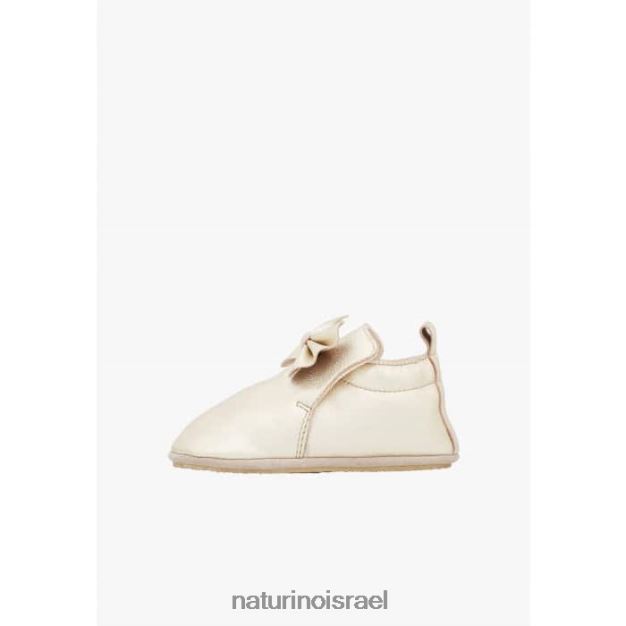 Naturino נעלי עריסה עם קשת עלילה 0NR06211 תִינוֹק פְּלָטִינָה