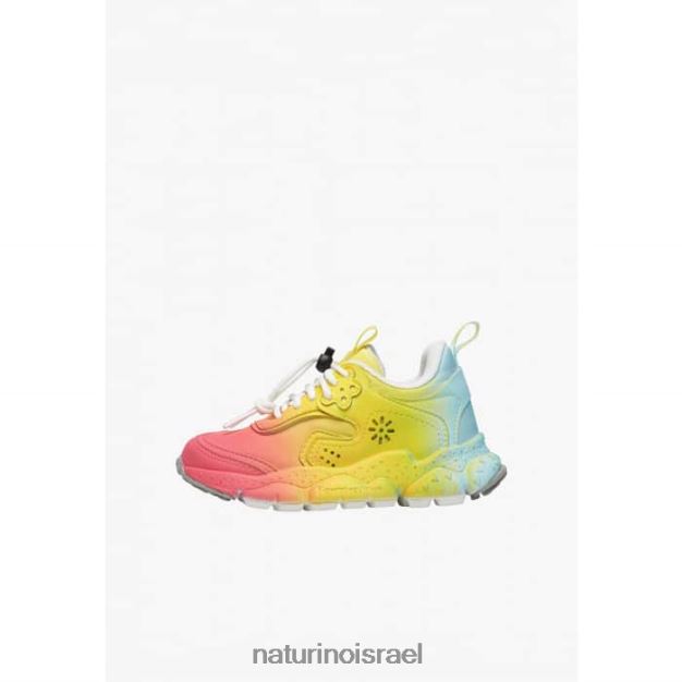 Naturino נעלי ספורט אקולוגיות מעור ובד דוי ג'וניור. 0NR06240 ילדים ורוד פוקסיה