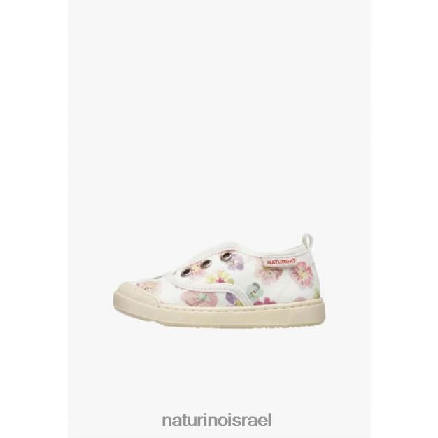 Naturino נעלי ספורט מבד דאבוס 0NR062509 ילדים לבן-ורוד