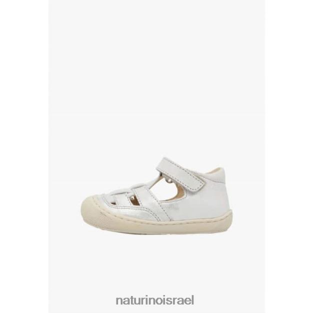 Naturino סנדלי זמש מדרגה ראשונה חֲבִילָה 0NR062575 ילדים כסף