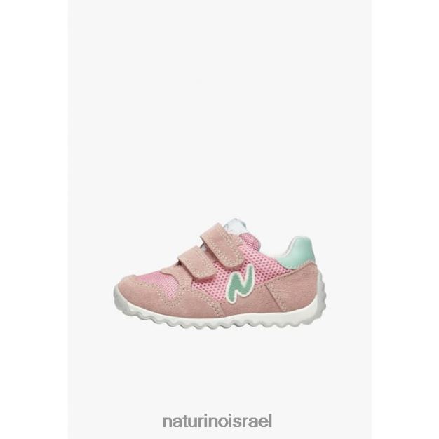 Naturino נעלי ספורט מעור ובד סמי 2 vl. 0NR062428 ילדים וָרוֹד