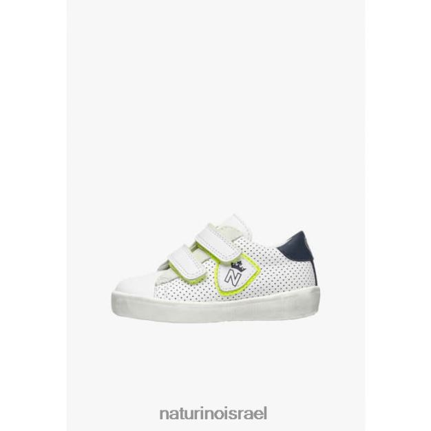 Naturino נעלי ספורט מעור קורי 2 vl 0NR062508 ילדים לבן