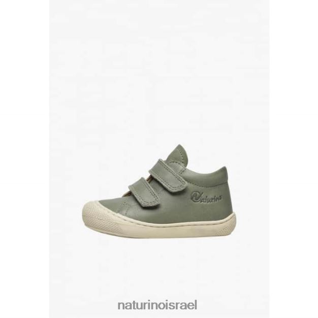 Naturino נעלי צעד ראשון מעור נאפה cocoon vl 0NR062149 ילדים ירוק כהה