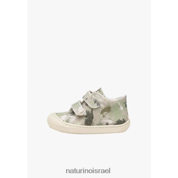 Naturino נעלי בד של צעדים ראשונים cocoon vl 0NR06282 ילדים צבא ירוק