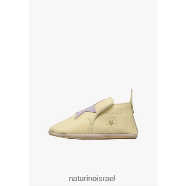 Naturino נעלי עריסה מעור myjy 0NR06217 תִינוֹק צהוב