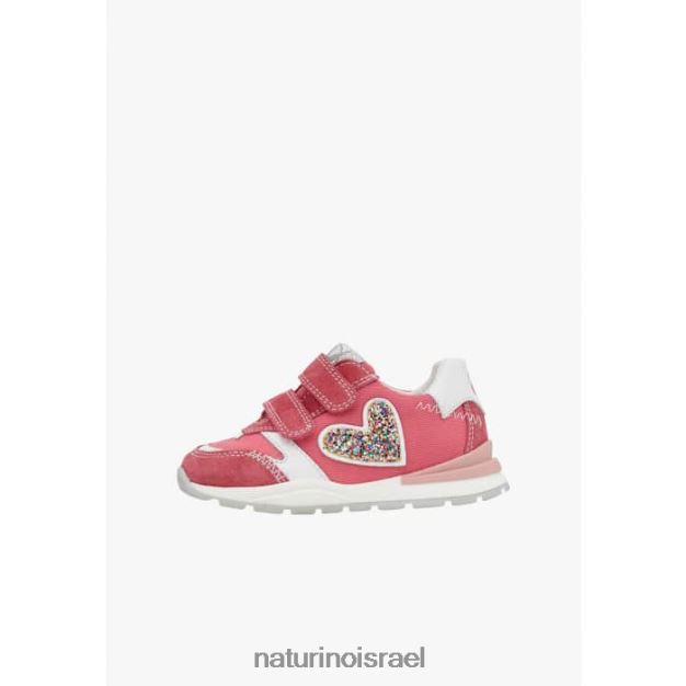 Naturino נעלי ספורט מעור ובד quelly vl 0NR062414 ילדים ורוד פוקסיה