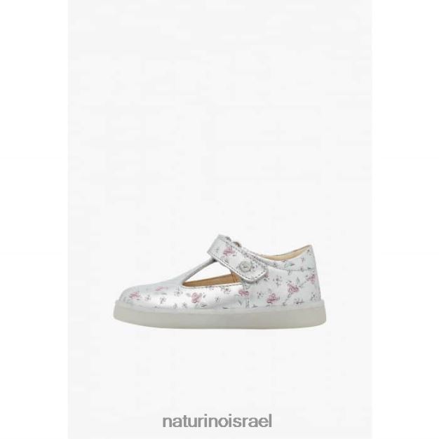 Naturino סנדלי עור חצי סגורים samoma vl 0NR062548 ילדים כסף