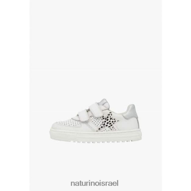 Naturino נעלי ספורט מעור הס vl. 0NR062407 ילדים כסף לבן